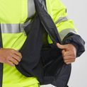 Beeswift Two-Tone Hi-Vis Europa Bomber Jacket Saturn Yellow / Navy additional 4