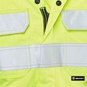 Beeswift Arc Compliant Hi-Vis Boilersuit Saturn Yellow / Navy additional 3