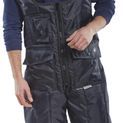 Beeswift Coldstar Freezer Bib Trousers Navy Blue additional 4