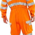 Beeswift Arc Compliant Hi-Vis Rail Spec Boilersuit Orange additional 2