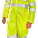 Beeswift Tesla Fire Retardant Hi-Vis Anti-Static Boilersuit Saturn Yellow additional 1