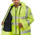 Beeswift 4 In 1 Hi-Vis Jacket And Bodywarmer Saturn Yellow additional 2