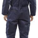 Beeswift Quilted Boilersuit Navy Blue additional 2
