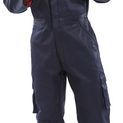 Beeswift Quilted Boilersuit Navy Blue additional 1