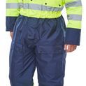 Beeswift Thermal Two-Tone Hi-Vis Waterproof Overall Saturn Yellow / Navy additional 1