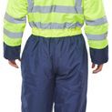 Beeswift Thermal Two-Tone Hi-Vis Waterproof Overall Saturn Yellow / Navy additional 4