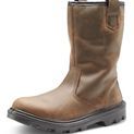 Beeswift Sherpa Dual Density Pu Rubber Rigger Boot Brown additional 1
