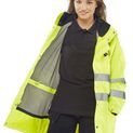 Beeswift Elsener Hi-Vis 7-In-1 Jacket And Bodywarmer Waterproof Saturn Yellow additional 5