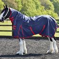 Firefoot Turnout Rug Fixed Neck 100Gm Navy/Red additional 2