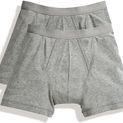 Fruit Of The Loom Underwear Classic Boxer 2 Pack - Light Grey Marl additional 7
