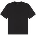 Casual Classics Ringspun Combed 220 Boxy Oversize Extended Neck T-Shirt - Black additional 3