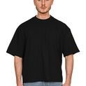 Casual Classics Ringspun Combed 220 Boxy Oversize Extended Neck T-Shirt - Black additional 1