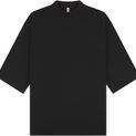 Casual Classics Ringspun Combed 240 Oversize Extended Neck Interlock T-Shirt - Black additional 1