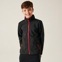 Regatta Professional Ablaze Printable Softshell Kids - Black/Classic Red additional 5