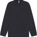 Casual Classics Classic Polycotton Long Sleeve Pique Polo 190gm - Navy Blue additional 5