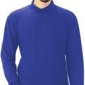 Casual Classics Classic Polycotton Long Sleeve Pique Polo 190gm - Royal Blue additional 1