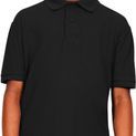 Casual Classics Classic Polycotton Pique Polo 190gm Kids - Black additional 3