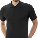 Casual Classics Classic Polycotton Pique Polo 190gm Mens - Black additional 2