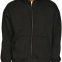 Casual Classics Premium Combed 330 Boxy Oversize Zip Hood - Black additional 7