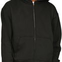 Casual Classics Premium Combed 330 Boxy Oversize Zip Hood - Black additional 9