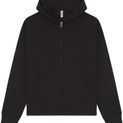 Casual Classics Premium Combed 330 Boxy Oversize Zip Hood - Black additional 3