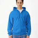Gildan Softstyle Midweight Fleece F/Z Hood Sweatshirt Adult - Royal Blue additional 1