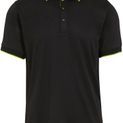 Regatta Professional Navigate Recycled Short Sleeve Polo - Black/Lime additional 1