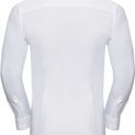 Russell Collection Fitted Ultimate Stretch Long Sleeve Shirt Mens - White additional 3
