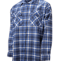 Betacraft Men's Stag Blue Check Brushed Cotton Shirt additional 2