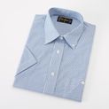 Shirtmaster Westland Poly Cotton Short Sleeved Shirt Blue additional 1