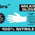febra™ Original Nitrile Milking Glove, Blue Powder Free (100Pk) additional 2