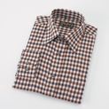 Shirtmaster Bentley Poly Cotton Long Sleeved Shirt Wine additional 1