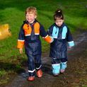 Betacraft Tuffbak Child's Navy/Pale Blue Over Trousers additional 2