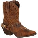 Durango Ladies Crush Ankle Boots Bomber Brown additional 1