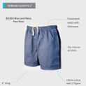 Betacraft Men's Terrain 4" Navy/Blue Shorts additional 2