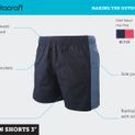 Betacraft Station 3" Dark Navy/Cool Blue Unisex Shorts additional 2
