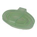 Lincoln Synthetic Rubber Curry Comb - Clear Green additional 2