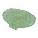 Lincoln Synthetic Rubber Curry Comb - Clear Green additional 1