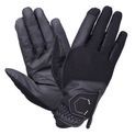 Coldstream Blakelaw Diamante Riding Gloves - Black/Silver additional 1