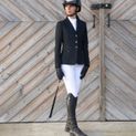 Coldstream Blakelaw Diamante Riding Gloves - Black/Silver additional 12