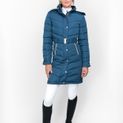Coldstream Branxton Long Quilted Coat - Cool Slate Blue additional 3