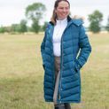 Coldstream Branxton Long Quilted Coat - Cool Slate Blue additional 5