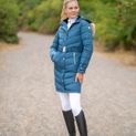 Coldstream Branxton Long Quilted Coat - Cool Slate Blue additional 4