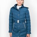 Coldstream Branxton Long Quilted Coat - Cool Slate Blue additional 1