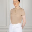 Coldstream Coldingham Short Sleeve Base Layer - Warm Taupe additional 1