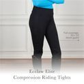 Coldstream Ecclaw Elite Compression Riding Tights - Black additional 14