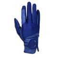 Coldstream Next Generation Blakelaw Diamante Riding Gloves - Navy/Rose Gold additional 2