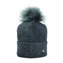 Hy Equestrian Alaska Diamante Bobble Hat - Grey/Black additional 1