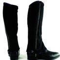 Hy Equestrian Amara Diamante Half Chaps - Black additional 1