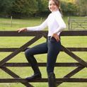 Hy Equestrian Arctic Polar Softshell Breeches - Navy additional 8